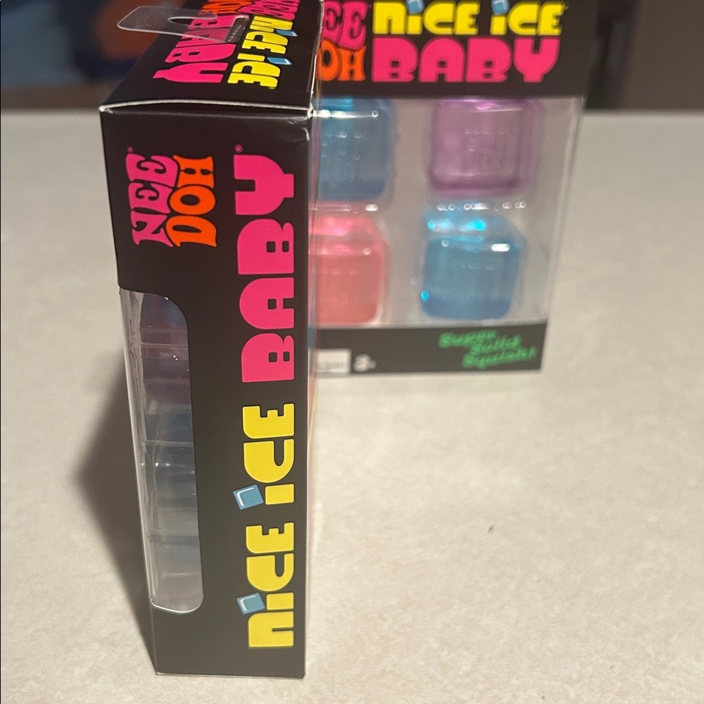 LOT OF 2 NeeDoh Nice Ice Baby 4 pack BRAND NEW UNOPENED squishies multicolor - Picture 3 of 5